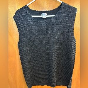 Vintage Tank Top Crinkle Fabric